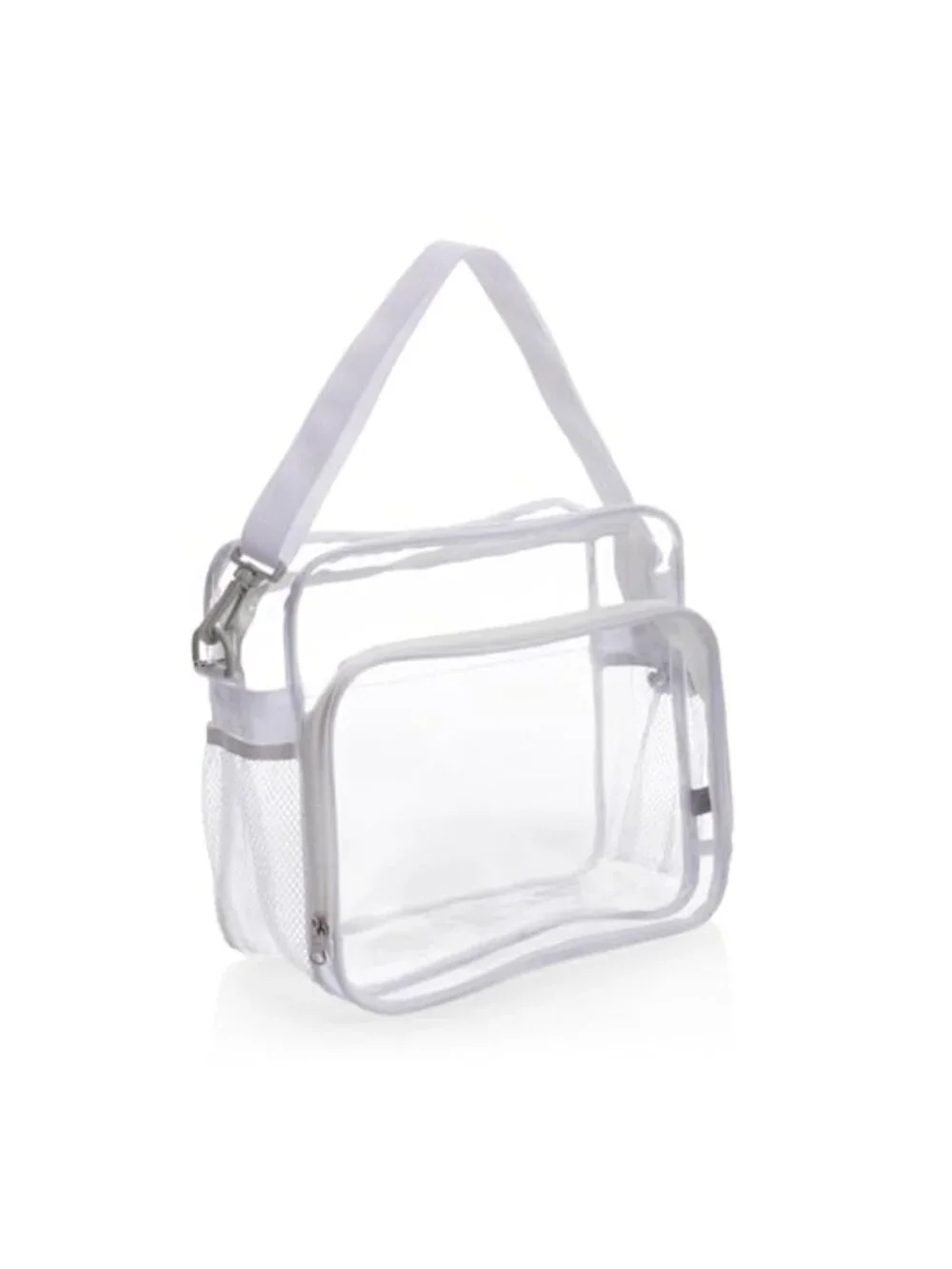 Clear Stadium Tote Bag, Heavy Duty Transparent Crossbody for Concerts &